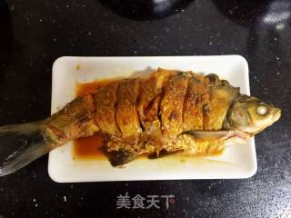 花椒叶烧武昌鱼的做法步骤：10