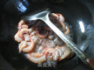 水笋炒海虾的做法步骤：4