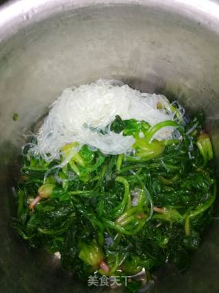麻辣菠菜拌粉丝的做法步骤：5