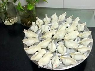 荠菜猪肉水饺的做法步骤：16