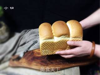 一次发酵一次擀卷白吐司的做法步骤：10