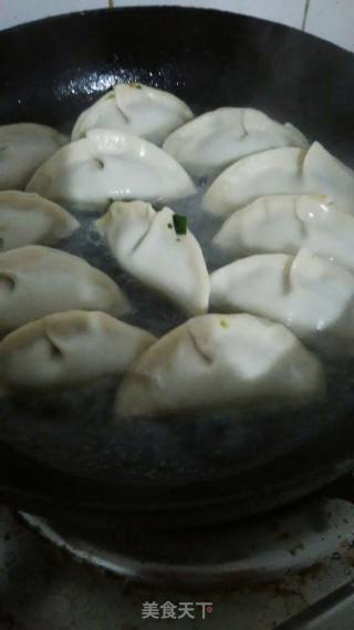 水煎饺的做法步骤：2
