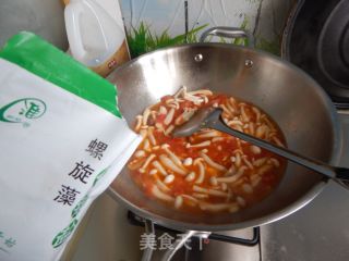 茄汁白玉菇的做法步骤：10
