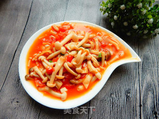 茄汁白玉菇的做法步骤：14