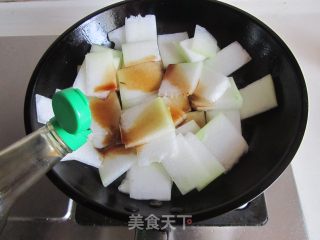 冬瓜白玉菇肉片的做法步骤：3