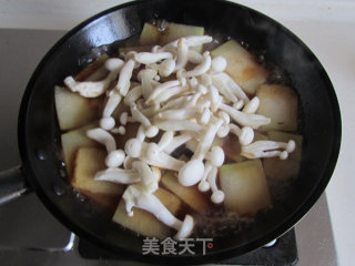 冬瓜白玉菇肉片的做法步骤：4