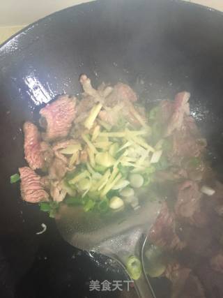 孜然牛肉的做法步骤：7