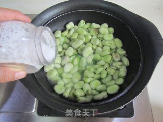 葱油蚕豆的做法步骤：6