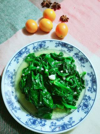 蒜香木耳菜的做法步骤：6