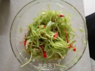 凉拌莴笋的做法步骤：5