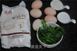 菠菜蛋糕卷的做法步骤：2