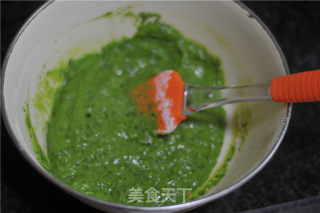菠菜蛋糕卷的做法步骤：8