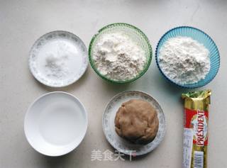 栗蓉白皮酥的做法步骤：6