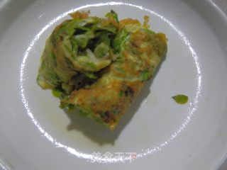榆钱鸡蛋饼的做法步骤：9