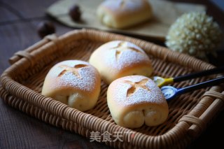 日式牛奶面包卷的做法步骤：16