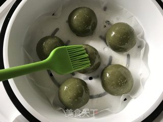 酱肉笋丁青团的做法步骤：13