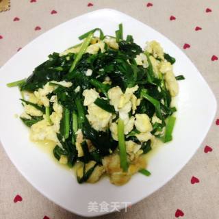 韭菜炒鸡蛋的做法步骤：9