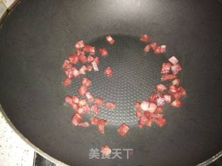 腊肠炒豌豆的做法步骤：4