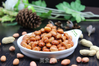 椒盐花生米的做法步骤：6