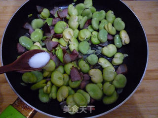 腊味蚕豆饭的做法步骤：6