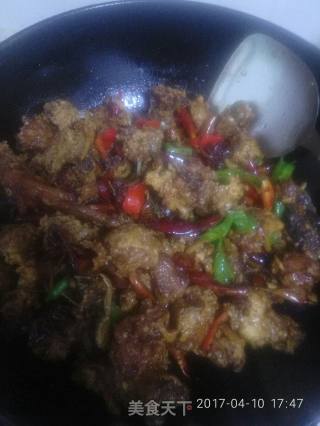 辣仔鸡的做法步骤：8