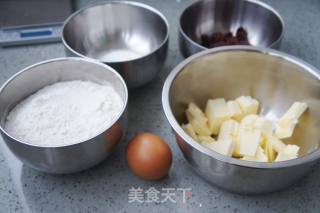蔓越莓饼干的做法步骤：1