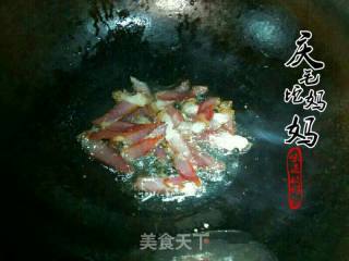 ＃春食野菜香＃春笋炒腊肉的做法步骤：6