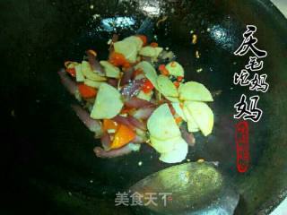 ＃春食野菜香＃春笋炒腊肉的做法步骤：9