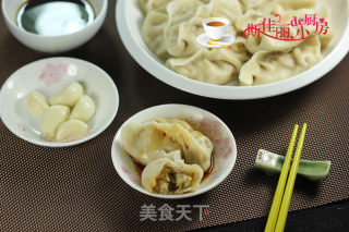 口蘑青南瓜肉馅饺子的做法步骤：16