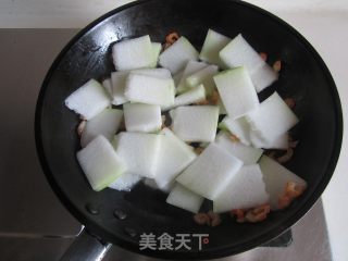 海米冬瓜娃娃菜的做法步骤：3