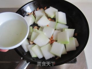 海米冬瓜娃娃菜的做法步骤：4