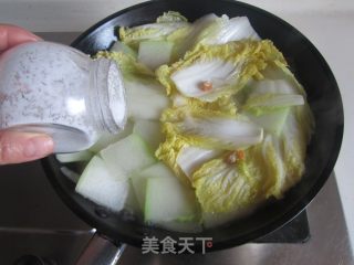 海米冬瓜娃娃菜的做法步骤：6