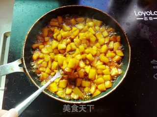 焦糖苹果小蛋糕的做法步骤：5