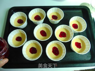火龙果酱夾心玛芬的做法步骤：6