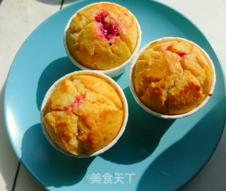 火龙果酱夾心玛芬的做法步骤：8