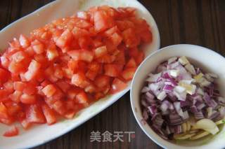 五花腊肉披萨的做法步骤：3