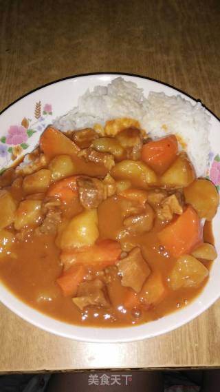 番茄红烩牛肉咖喱的做法步骤：7