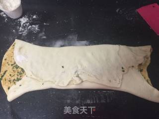 ＃春食野菜香＃椒香芝麻发面饼的做法步骤：10