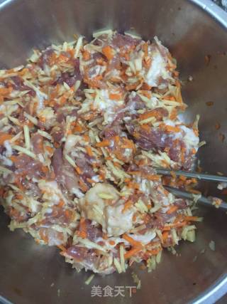 【辅食】土豆胡萝卜肉丸的做法步骤：5