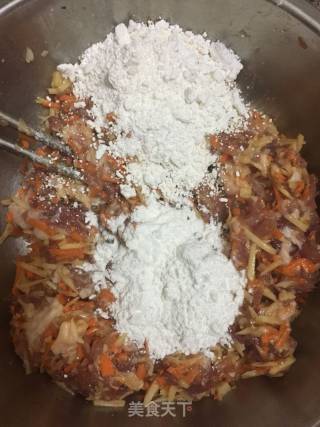 【辅食】土豆胡萝卜肉丸的做法步骤：6