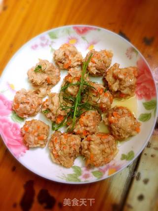 【辅食】土豆胡萝卜肉丸的做法步骤：8