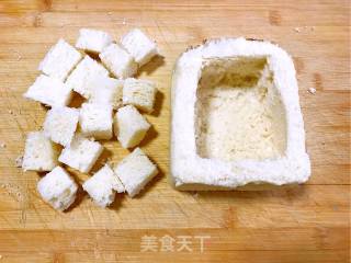 法式黄金面包盒子的做法步骤：2