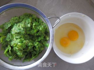 榆钱烧麦的做法步骤：2