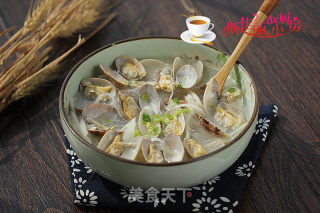 蛤蜊白萝卜汤的做法步骤：10