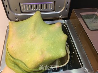 抹茶凤梨全麦面包的做法步骤：8