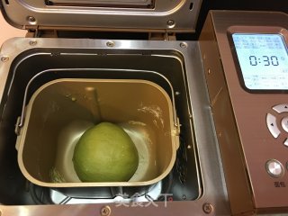 抹茶凤梨全麦面包的做法步骤：9