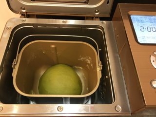 抹茶凤梨全麦面包的做法步骤：10