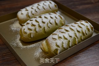抹茶凤梨全麦面包的做法步骤：19