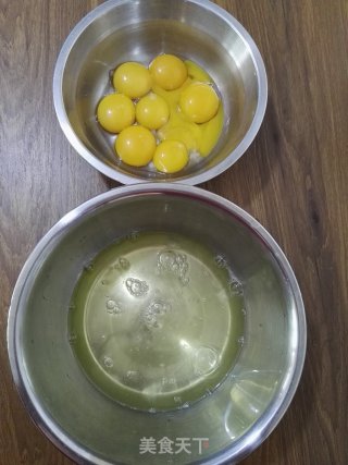 心形戚风蛋糕的做法步骤：2