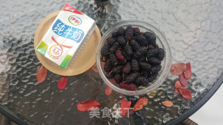 桑葚奶昔的做法步骤：1